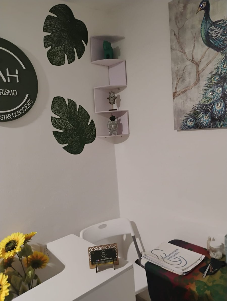 Rincón decorado de YÁH Naturismo