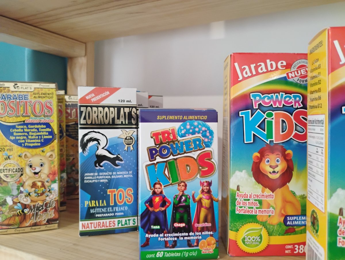 Jarabes para niños con sauco y gordolobo
